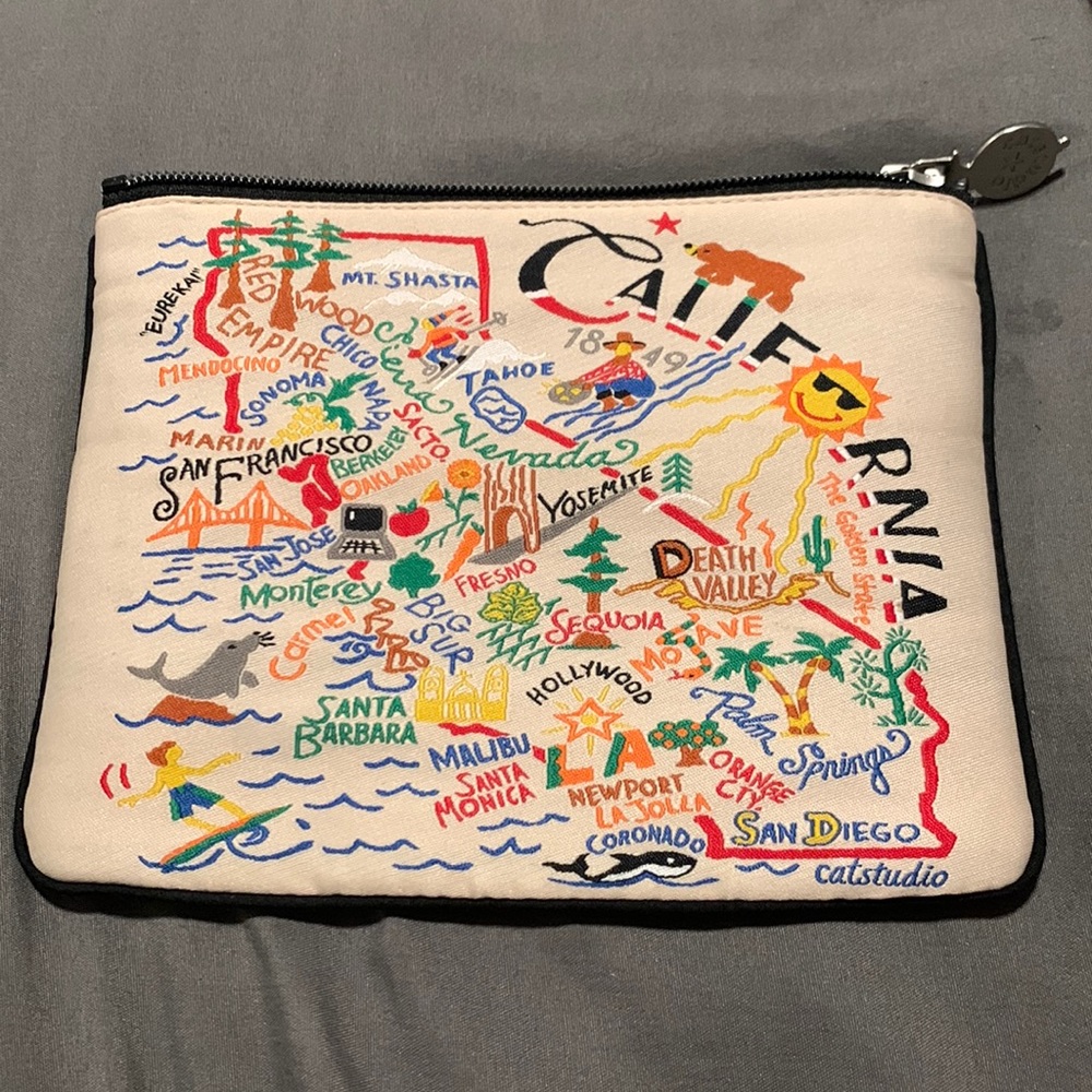 Catstudio California Zip Pouch!